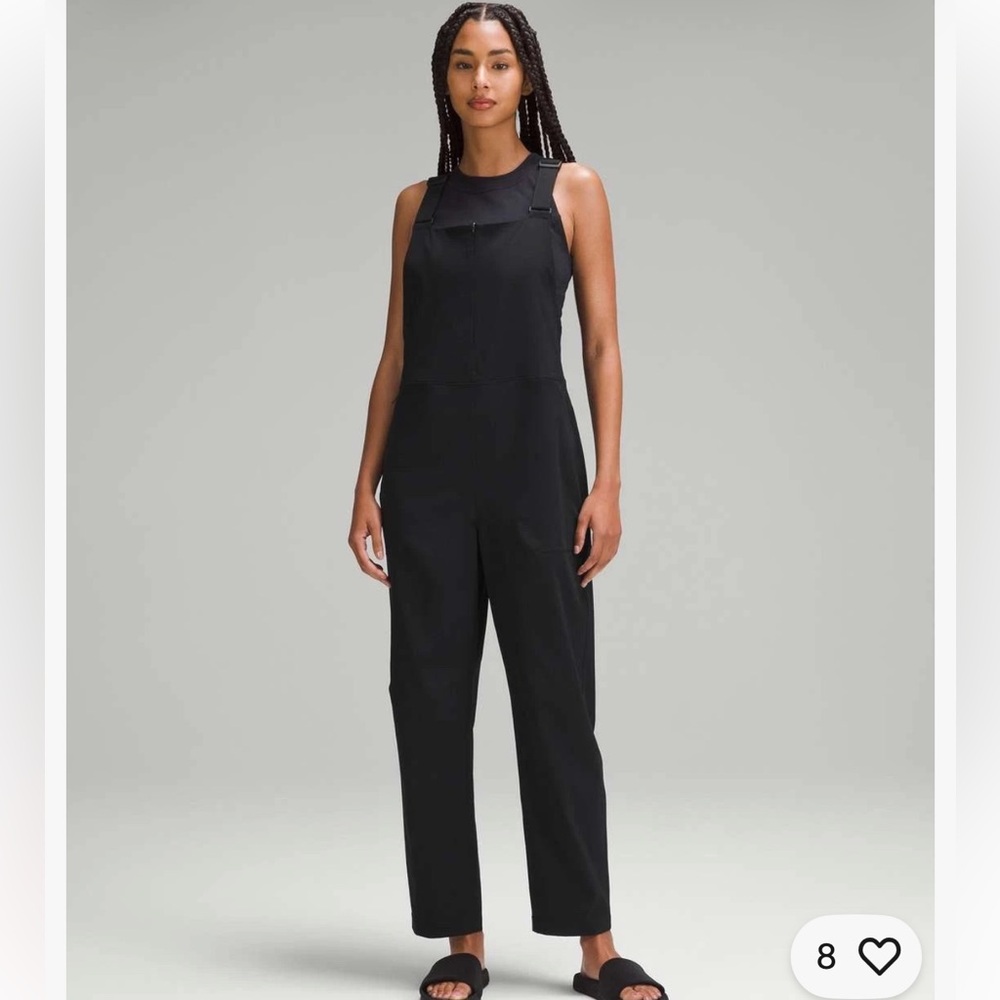 Black Women's Lululemon Jumpsuit - Sleek Straight-Leg 8 worn once